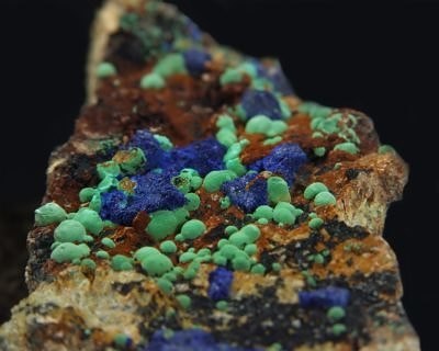 Malachite, Azurite (Slovakia - Spania Dolina)