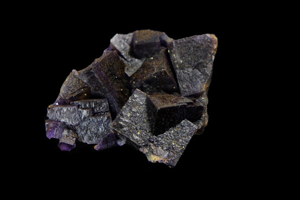 Violet fluorite - Cave-in-Rock, Hardin County, Illinois, USA