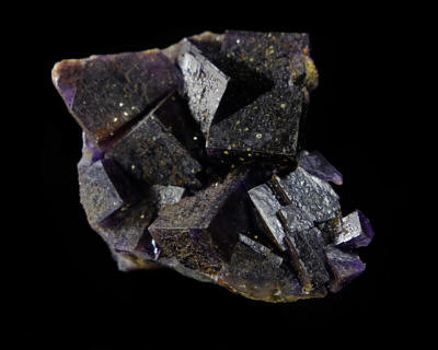 Violet fluorite - Cave-in-Rock, Hardin County, Illinois, USA