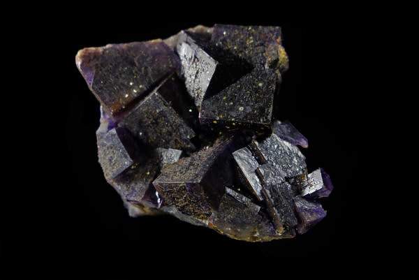 Violet fluorite - Cave-in-Rock, Hardin County, Illinois, USA