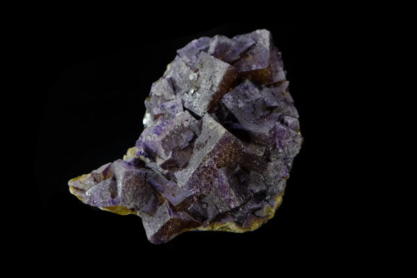 Violet and yellow fluorite - Cave-in-Rock, Hardin County, Illinois, USA