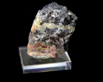 Argentit, pyrargyrit - Důl 366, žíla Seim, Alberoda, Sasko, Německo